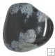 Obidian, Snowflake tumbled stone Obidian, Snowflake tumbled stone