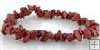 Red Jasper chips bracelet