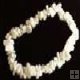 White Howlite chips bracelet