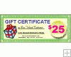 Gift Certificate $ 25.00
