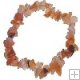 Carnelian chips bracelet