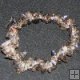 Smoky Quartz chips bracelet