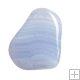 Blue Lace Agate tumbled stone